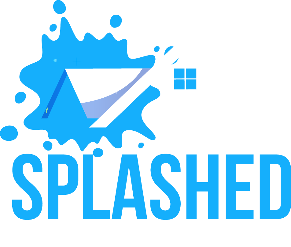 splashed exterior cleaning logo