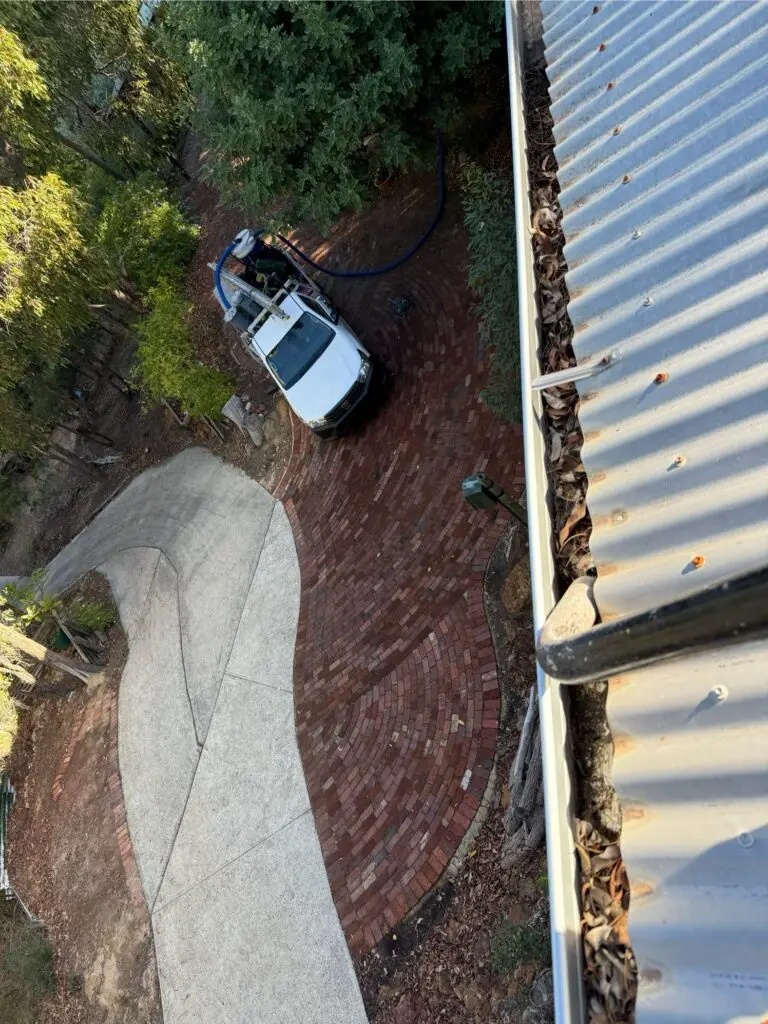 gutter cleaning in midland, gutter vacuum